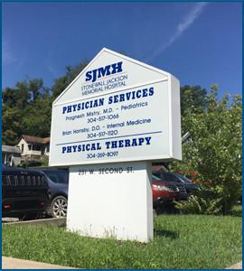 Weston office sign